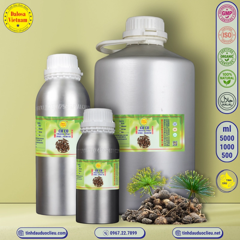 Tinh Dầu Hương Phụ - Cỏ Cú - Cypriol Essential Oil 2 tinh dau co cu huong phu – cypriol essential oil 2