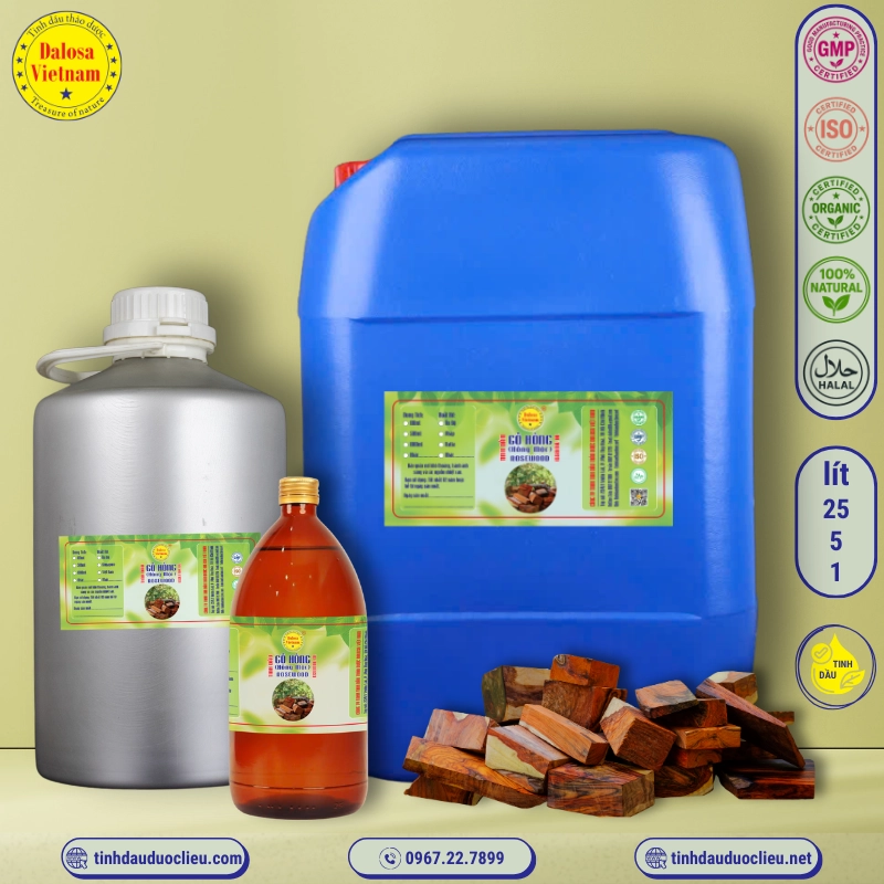 Tinh Dầu Gỗ Hồng - Rosewood Essential Oil 3 tinh dau go hong hong moc – rosewood essential oil 3