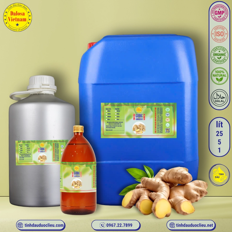 Tinh Dầu Gừng - Ginger Essential Oil 3 tinh dau gung – ginger essential oil 3