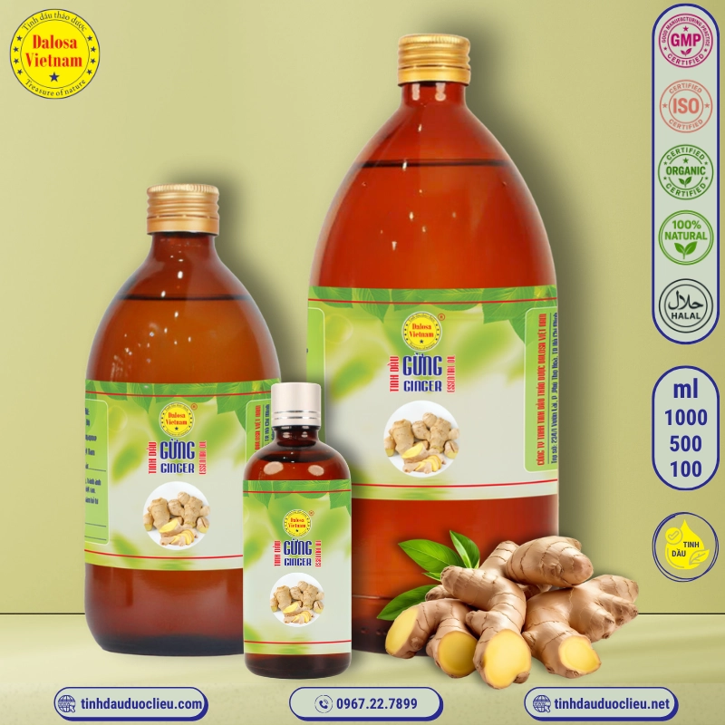 Tinh Dầu Gừng - Ginger Essential Oil 1 tinh dau gung – ginger essential oil
