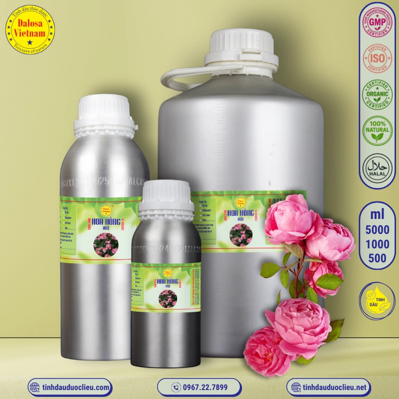 Tinh Dầu Hoa Hồng - Rose Essential Oil 2 tinh dau hoa hong rose rosa damascena essential oil 2