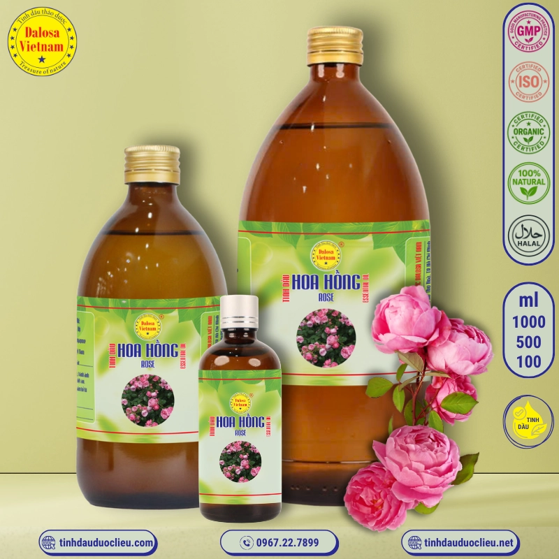 Tinh Dầu Hoa Hồng - Rose Essential Oil 1 tinh dau hoa hong rose rosa damascena essential oil