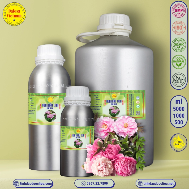 Tinh Dầu Hoa Mẫu Đơn - Paeonol Essential Oil 2 tinh dau hoa mau don paeonol paeonia suffruticosa essential oil 2