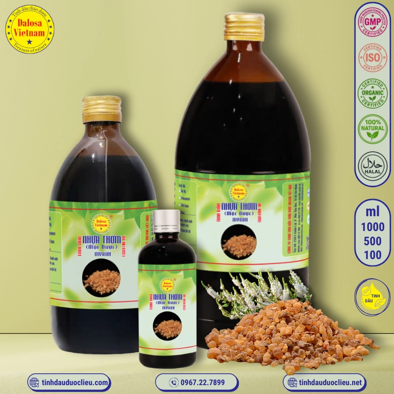 Tinh Dầu Nhựa Thơm - Mộc Dược - Myrrh Essential Oil 1 tinh dau nhua thom moc duoc myrrh commiphora myrrha essential oil