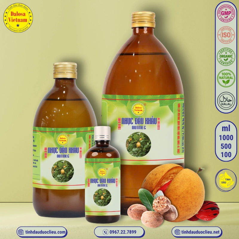 Tinh Dầu Nhục Đậu Khấu - Nutmeg Essential Oil 2 tinh dau nhuc dau khau nutmeg myristica fragrans essential oil