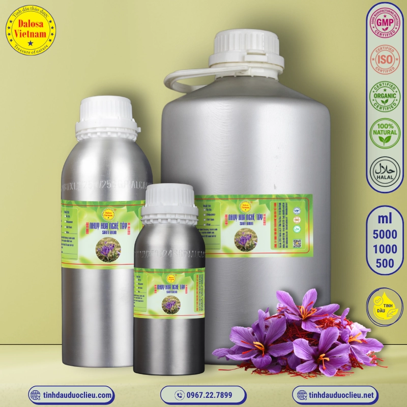 Tinh Dầu Nhuỵ Hoa Nghệ Tây - Saffron Essential Oil 2 tinh dau nhuy hoa nghe tay saffron kesar crocus sativus essential oil 2