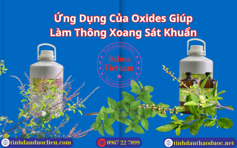 Ứng Dụng Của Oxides Giúp Làm Thông Xoang Sát Khuẩn